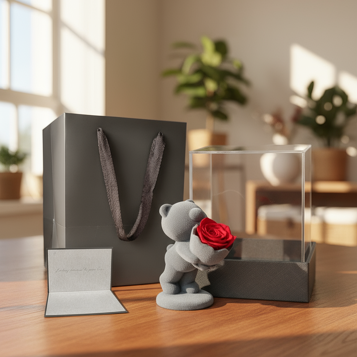 Bearloom™ Eternal Rose Teddy Bear – A Real Rose That Lasts for Years
