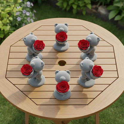 Bearloom™ Eternal Rose Teddy Bear – A Real Rose That Lasts for Years