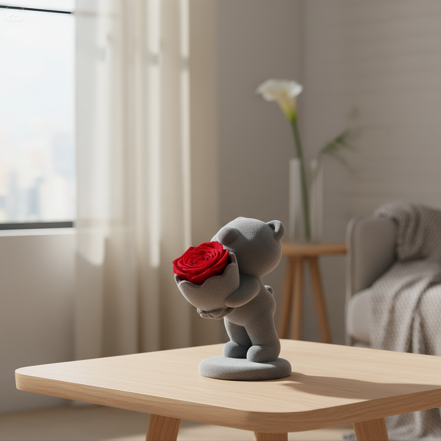 Bearloom™ Eternal Rose Teddy Bear – A Real Rose That Lasts for Years